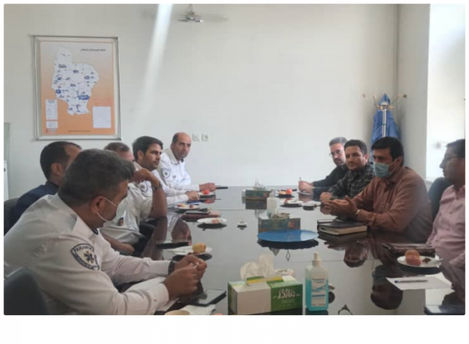 جلسه کمیته فنی اورژانس ۱۱۵ استان مرکزی در شبکه بهداشت و درمان شهرستان فراهان برگزار شد.