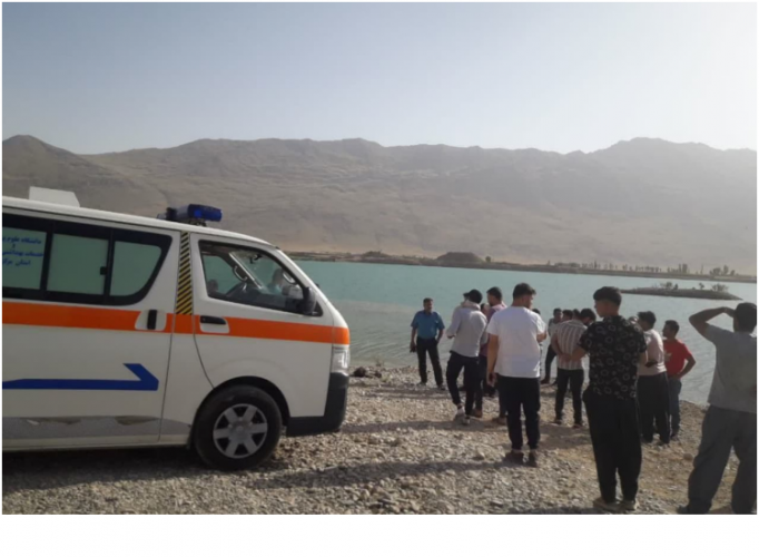 غرق شدن جوان ۲۵ ساله در دریاچه کوکبیه شهرستان شازند