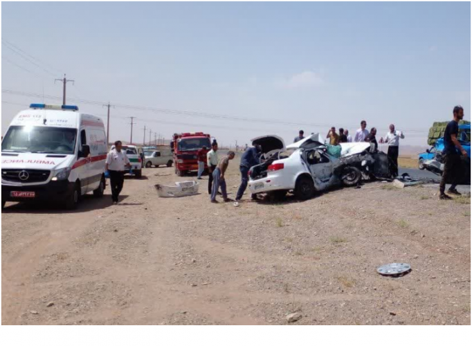 سانحه ترافیکی مرگبار در محور آشتیان