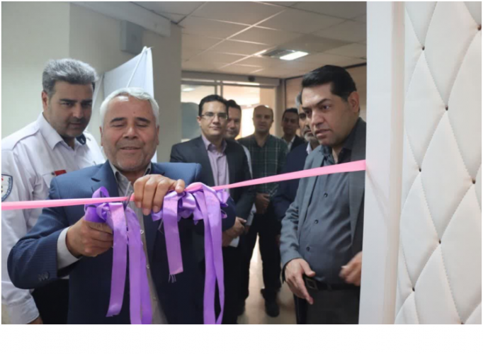 در ششمین روز از هفته دولت، ساختمان  واحد ارتباطات اورژانس ۱۱۵ استان مرکزی افتتاح شد + فیلم