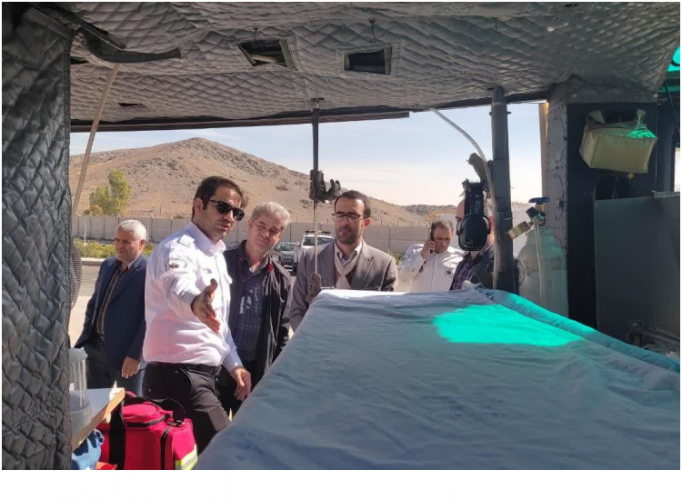 بازدید مسئولین اورژانس ۱۱۵ استان همدان از مرکز فوریت های پزشکی استان مرکزی