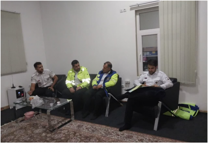 بازدید شبانه از پایگاه های اورژانس ۱۱۵ کلانشهر اراک