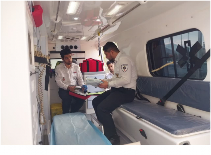 بازدید از پایگاه اورژانس ۱۱۵ شهیدان عطیفه کلانشهر اراک