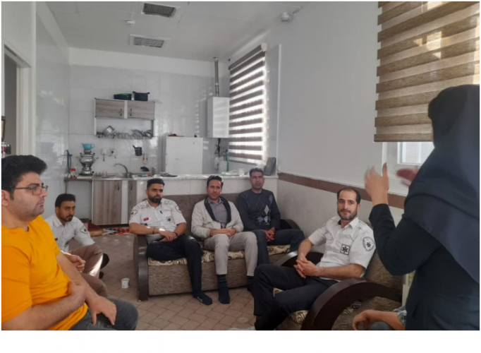 برگزاری دوره آموزشی سلامت روان ویژه پرسنل اورژانس ۱۱۵ شهرستان آشتیان