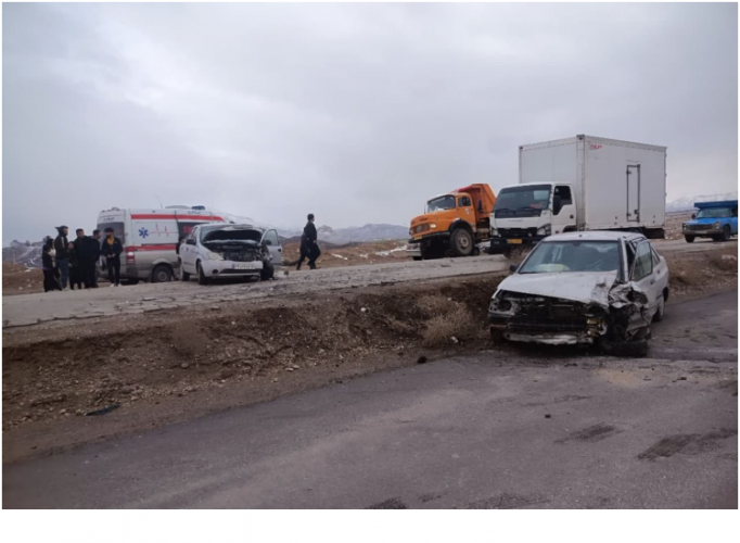 سانحه ترافیکی در محور خمین ـ محلات ۵ مصدوم برجای گذاشت