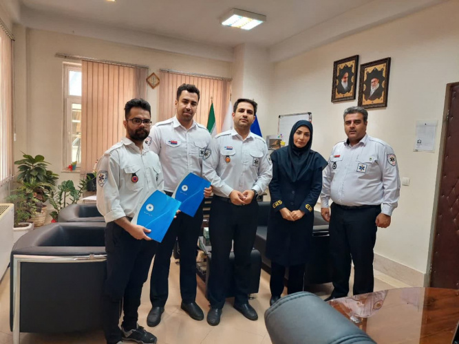 تقدیر از نفرات برتر کارگاه مدیریت بیماران داخلی AMLS