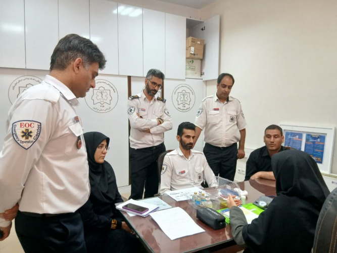 برگزاری یازدهمین دوره کارگاه آموزشی مهارت های بالینی اورژانس پیش بیمارستانی استان مرکزی