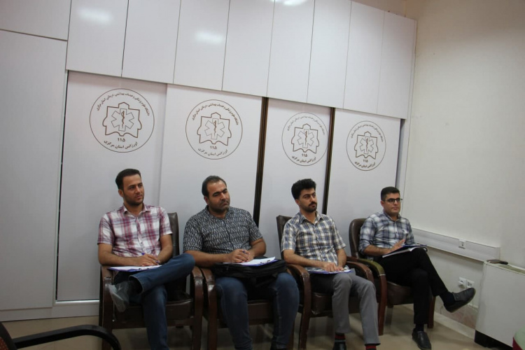 کارگاه بازآموزی رابطین آموزش اورژانس ۱۱۵ شهرستانهای استان مرکزی با هدف ایجاد هماهنگی و ارتقاء آمادگی