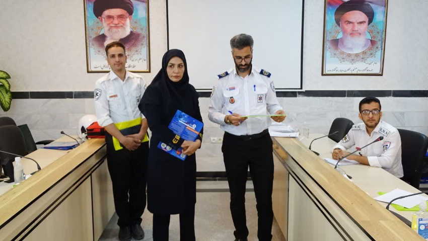 برگزاری کارگاه آموزشی مهارتهای بالینی فوریتهای پزشکی در شهرستان خنداب + فیلم