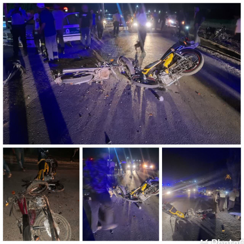 دو فوتی و یک مصدوم؛برخورد دو موتورسیکلت در آستانه حادثه آفرید