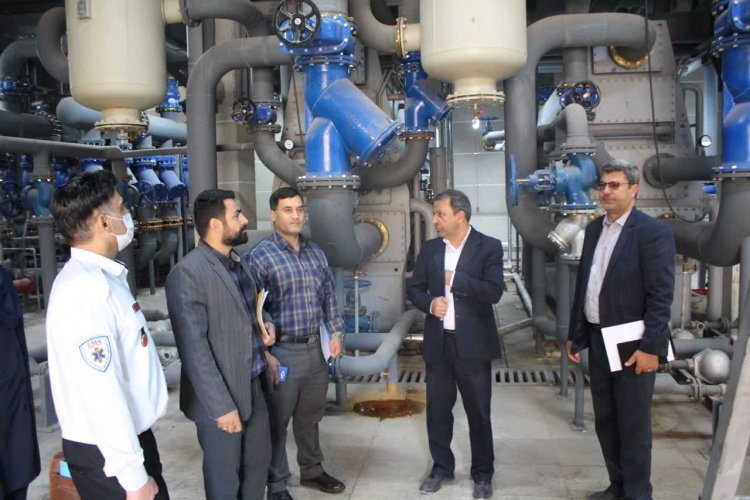 بازدید میدانی تیم قرارگاه پدافند کالبدی استان از مکان‌های امن بیمارستان‌های اراک