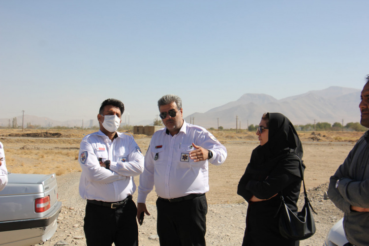 برگزاری بازدید میدانی از محل برگزاری مانور مدیریت بحران در دریاچه کوکبیه