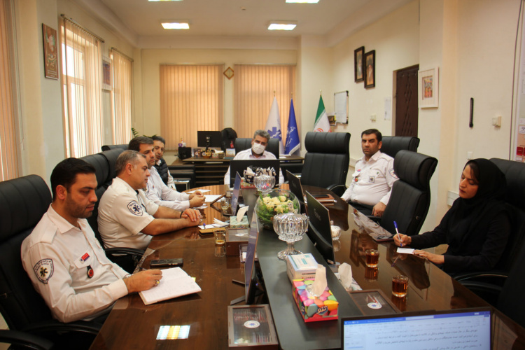 برگزاری جلسه هماهنگی درون‌سازمانی اورژانس پیش‌بیمارستانی استان مرکزی باموضوع اجرای مانور دریاچه کوکبیه