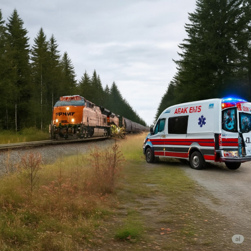 برخورد قطار با راکب موتورسیکلت در ایستگاه راه‌آهن شازند