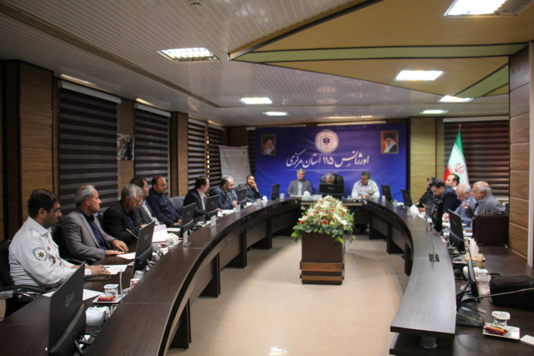 برگزاری جلسه اتاق فکر مجمع خیرین اورژانس ۱۱۵ استان مرکزی