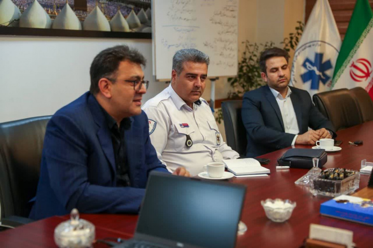 دیدار نماینده مردم شریف اراک، کمیجان،خنداب و رئیس اورژانس ۱۱۵ استان مرکزی با رئیس سازمان اورژانس کشور