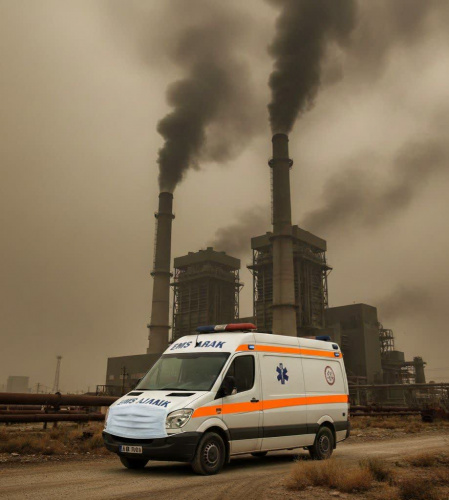 افزایش مأموریت‌های قلبی و تنفسی اورژانس استان در پی آلودگی هوا