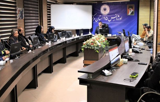 برگزاری کارگاه مسئولیت‌های قانونی و پیشگیری از قصور ویژه نیروهای اورژانس ۱۱۵ استان مرکزی
