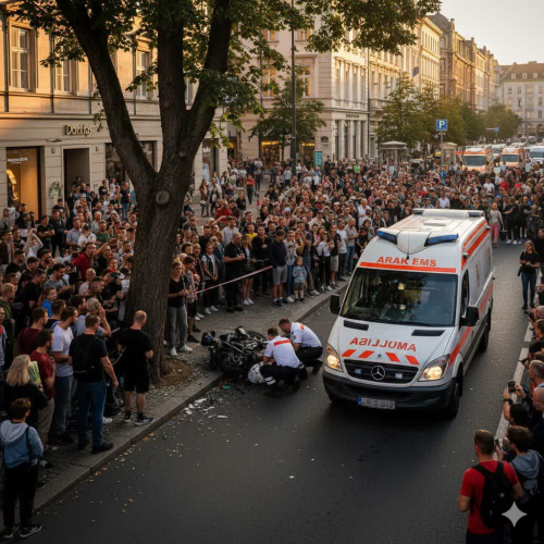 فوت راکب ۳۰ ساله موتورسیکلت در خیابان مخابرات اراک