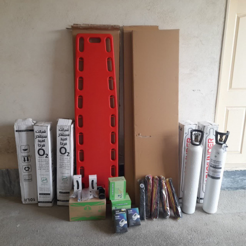 اهدای تجهیزات پزشکی به اورژانس ۱۱۵ کمیجان توسط خیرین ارجمند