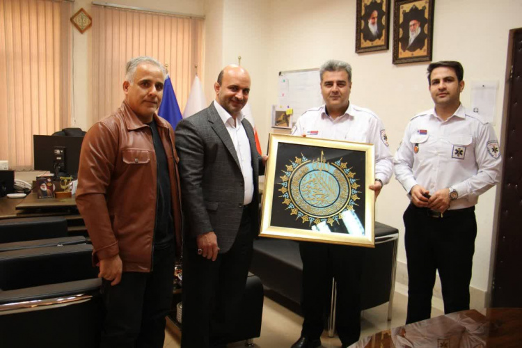 تقدیر رئیس هیات اتومبیلرانی و موتورسواری استان از رئیس اورژانس پیش‌بیمارستانی استان مرکزی