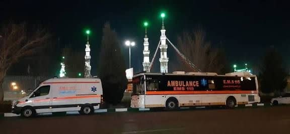 پوشش خدمات فوریت‌ پزشکی مراسم نیمه‌شعبان مسجد مقدس جمکران