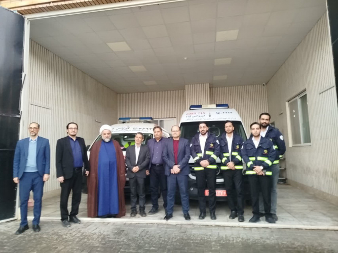 بازدید امام جمعه، فرماندار، مدیر شبکه و شهردار دلیجان از مرکز اورژانس پیش بیمارستانی شهرستان