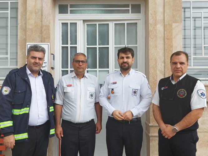 بازدید نوروزی از پایگاه های اورژانس ۱۱۵ شهرستان شازند