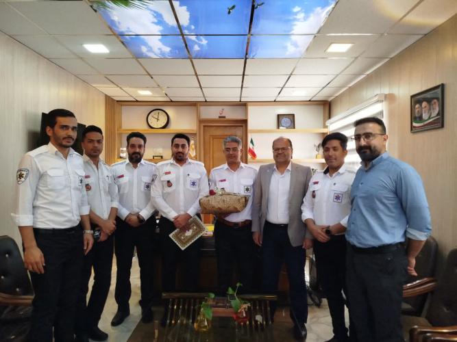 تکریم و معارفه مدیر اورژانس پیش بیمارستانی شهرستان دلیجان