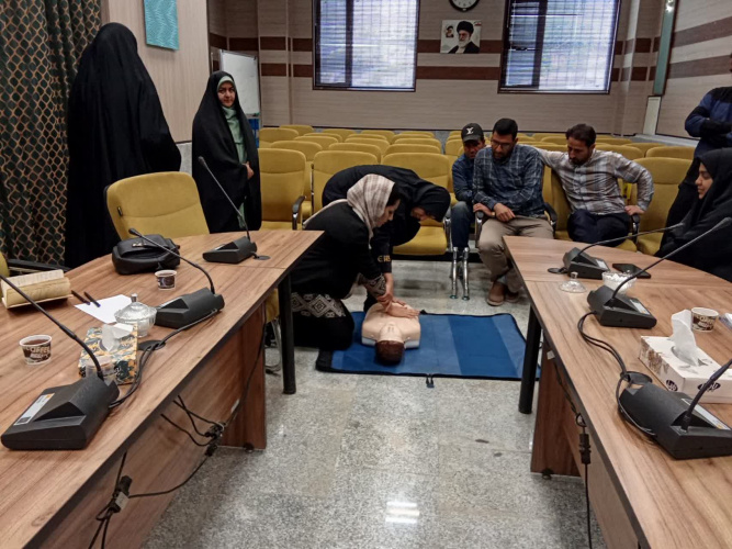 برگزاری دوره آموزشی فوریت های پزشکی در جنگ در شهر شهباز