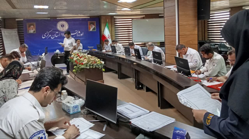 برگزاری ششمین کارگاه آموزشی AMLS مرکز فوریت‌های پزشکی استان مرکزی
