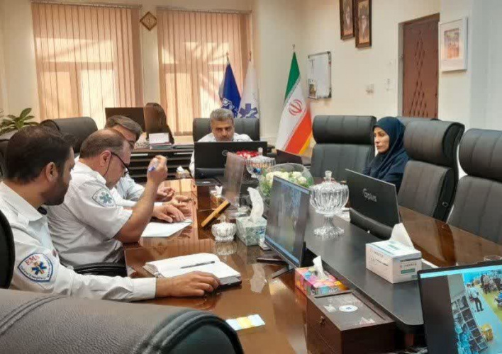 برگزاری کمیته ایمنی بیمار در اورژانس پیش‌بیمارستانی استان مرکزی
