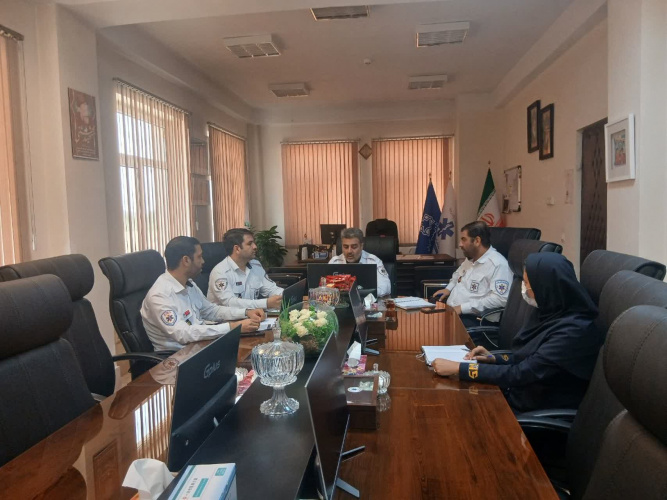 برگزاری جلسه هماهنگی پوشش خدمات فوریت‌ پزشکی مراسم تشییع رهبر شهید انقلاب