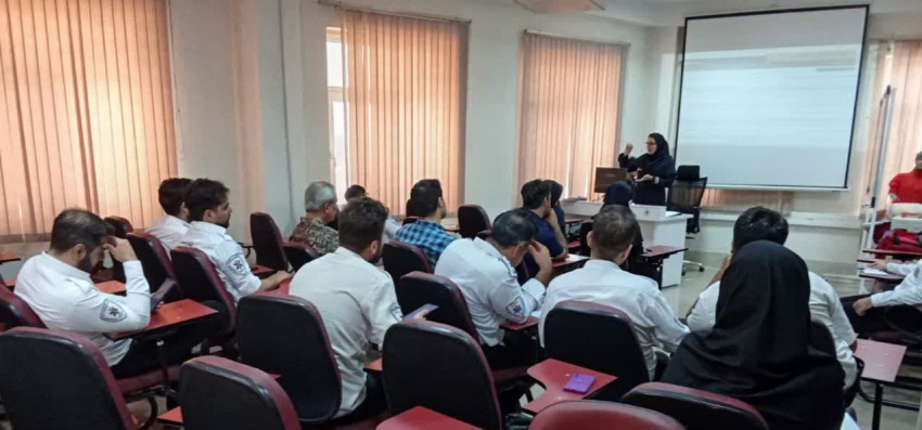 برگزاری دوره آموزشی اعزام و راهبری آمبولانس