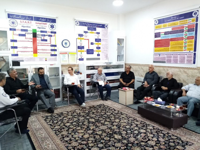 جلسه هم اندیشی مجمع خیرین اورژانس  ۱۱۵ استان مرکزی