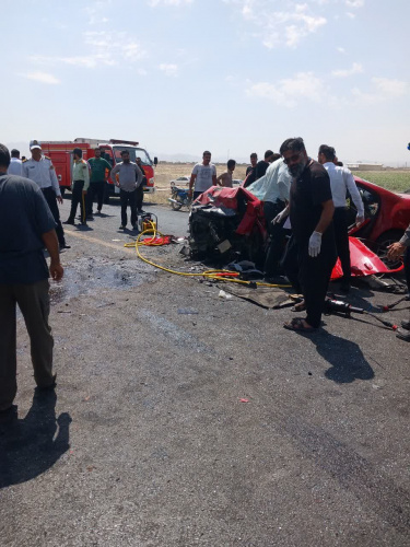 تصادف مرگبار در کنارگذر شمالی اراک؛ دو فوتی و چهار مصدوم برجا گذاشت
