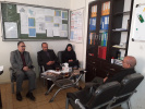 دیدار فرماندار شهرستان فراهان با رئیس شبکه بهداشت و درمان فراهان