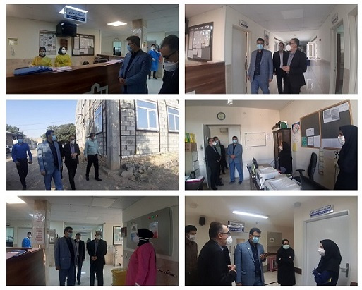 ریاست محترم دانشگاه علوم پزشکی استان مرکزی از مجموعه بهداشت و درمان شهرستان فراهان به صورت سر زده بازدید نمود