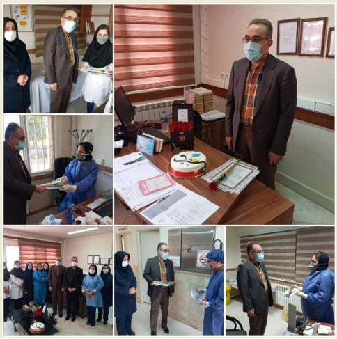 رئیس شبکه بهداشت و درمان شهرستان روز پزشک را به همکاران خود در بیمارستان تبریک گفت.