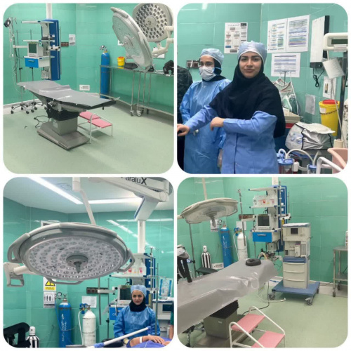 افتتاح اتاق عمل بیمارستان امام علی (ع) کمیجان