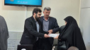 مراسم تجلیل از کارکنان ایثارگر و فرزندان شهدا حوزه سلامت شهرستان محلات