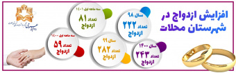 افزایش ازدواج در محلات