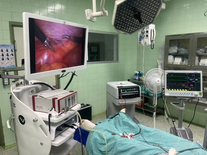 برای اولین بار در شهرستان دلیجان عمل هرنی دو طرفه اینگوئینال