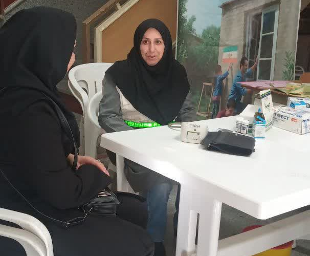 برپایی میز خدمت به مناسبت بزرگداشت پروفسور پروانه وثوق آشتیانی