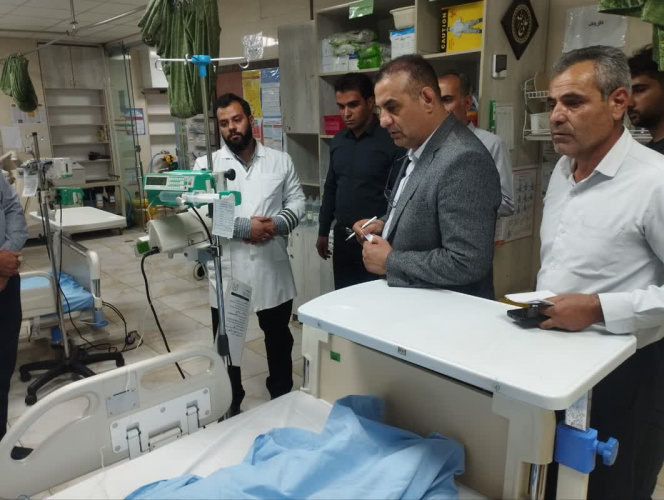 بازدید ریاست دانشگاه علوم پزشکی اراک از حوزه سلامت شهرستان آشتیان