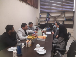 Meeting with the Indian Company at Int.Office Arak University of Medical Science
