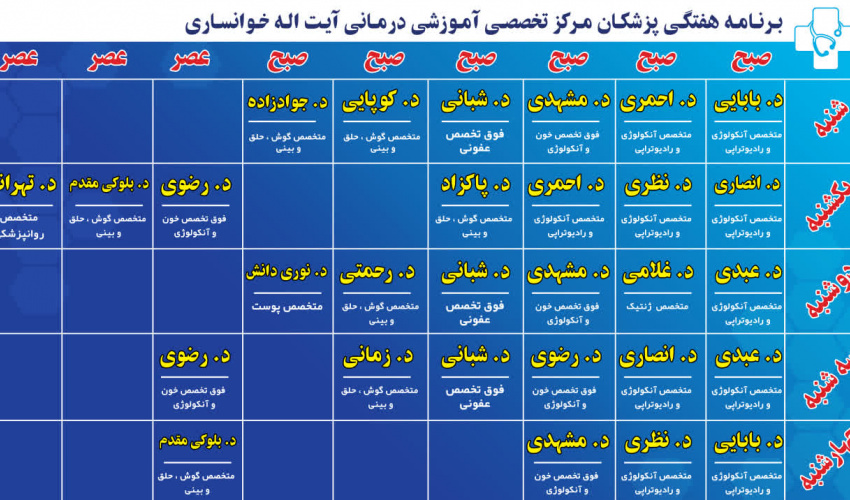برنامه کلینیک