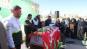 آیین استقبال از پیکر مطهر شهید گمنام در شبکه بهداشت و درمان خنداب برگزار شد