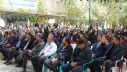 ادای احترام مسئولان و کارکنان دانشگاه علوم پزشکی به شهید سپهبد حاج محمد پاکپور