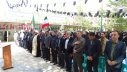 ادای احترام مسئولان و کارکنان دانشگاه علوم پزشکی به شهید سپهبد حاج محمد پاکپور
